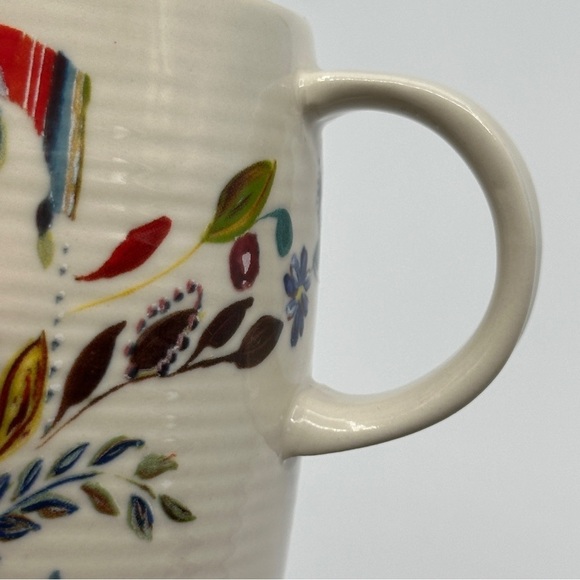 Petal Palette Starla M Halfmann Letter "C" Monogram Initial Mug Anthropologie - Picture 6 of 9